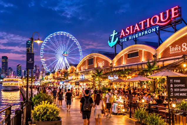 Tour Thailand Bangkok Dinner Cruise 4D3N Asiatique Night Market