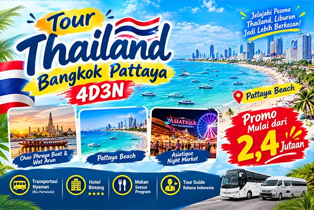 Tour Thailand Bangkok Pattaya 4D3N