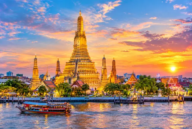 Tour Thailand Bangkok Pattaya 5D4N Wat Arun