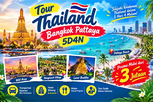 Tour Thailand Bangkok Pattaya 5D4N